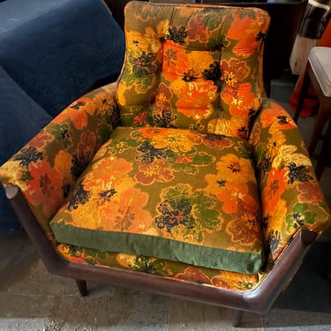 Adrian Pearsall for Bassett Green Floral Armchair