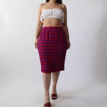 Vintage Givenchy Houndstooth Skirt - W30