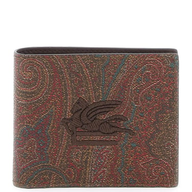 Etro Paisley Bifold Wallet With Pegaso Logo Women