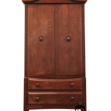 RAGAZZI Solid Cherry Matte Finish Contemporary Rustic Country Style 39