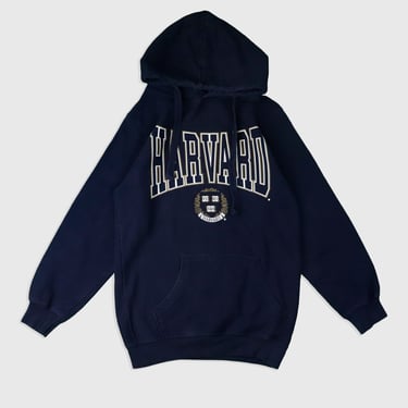 Vintage Harvard Hooded Sweatshirt Sz S