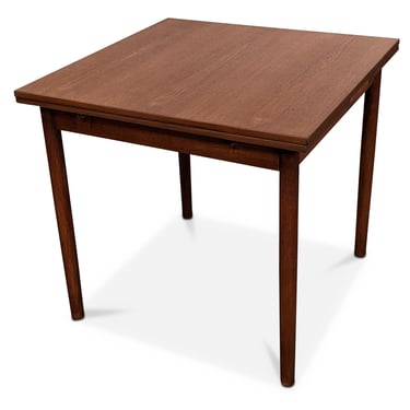 (SOLD)  Square Teak Dining Table w 2 Leaves &quot;9101&quot;
