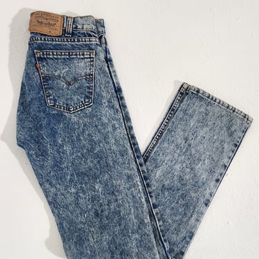Vintage Levi Acid Wash Denim Pants Sz. 28" x 34"