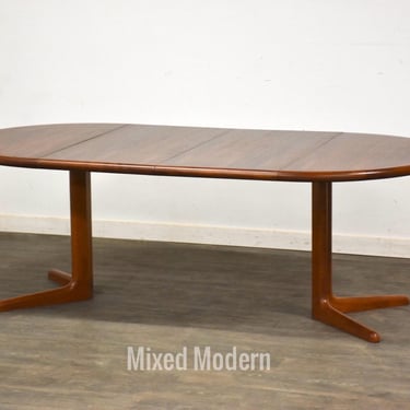 Refinished Danish Modern Teak Dining Table 