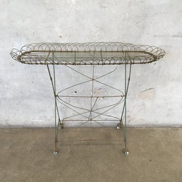 Vintage Small Folding Plant Stand