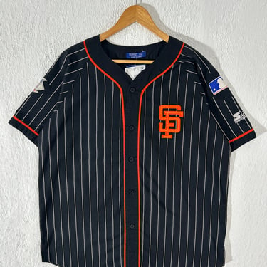 Vintage Starter MLB San Francisco Giants Pinstripe Jersey Size XL