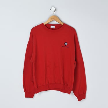 Vintage 90s Bally's Casino Sweatshirt - nineties, red, crewneck, pullover, embroidered emblem - Men's L 