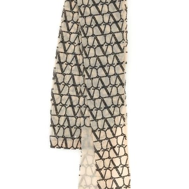 Valentino Garavani Woman Embroidered Toile Iconographe Tulle Strass Jersey Collant