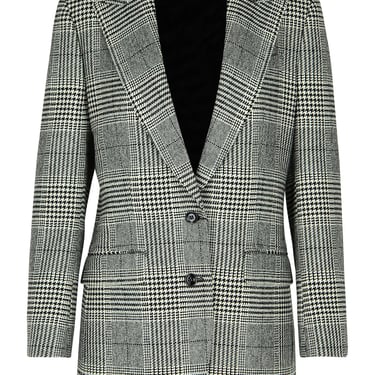 Dolce & Gabbana Grey Virgin Wool Blend Blazer Women