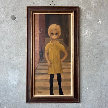 Vintage Mid Century Modern Art By Margaret Keane