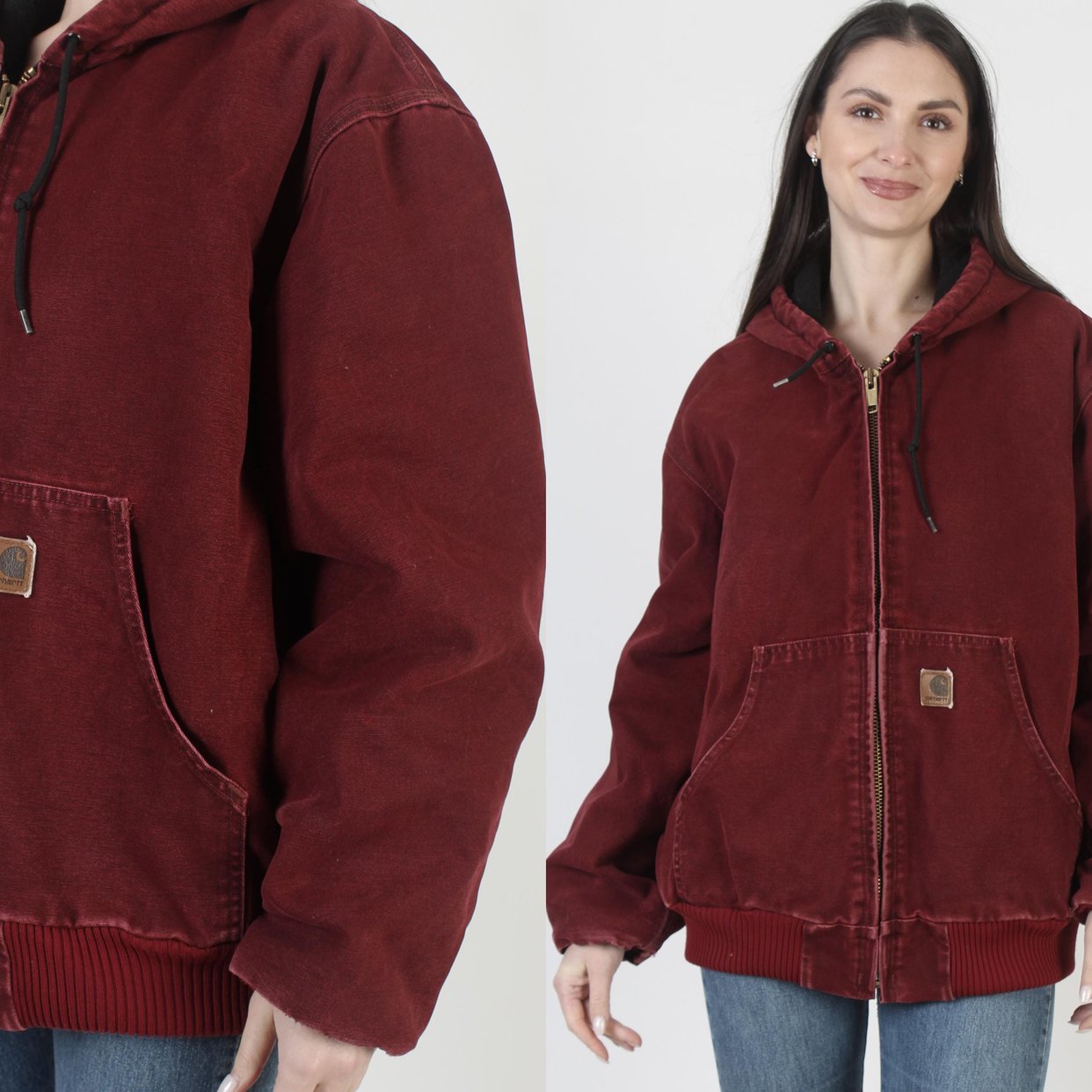 カーハートCarhartt アクティブジャケットJ130 CRI Crimson xs3x