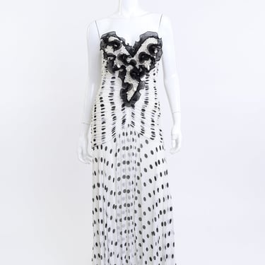 Pearl Cluster Polka Dot Dress