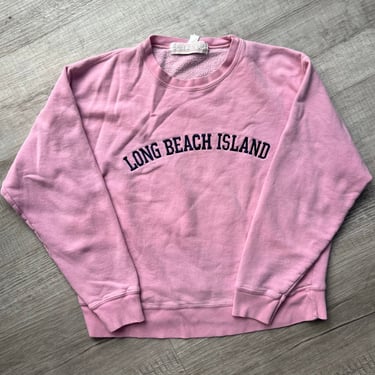 Vintage Long Beach Island Embroidered Crewneck Sweater