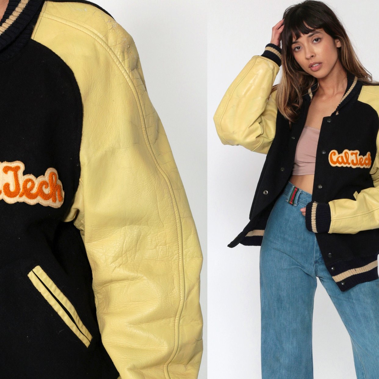 Caltech Letterman Jacket 60s California University Baseball Jacket ...