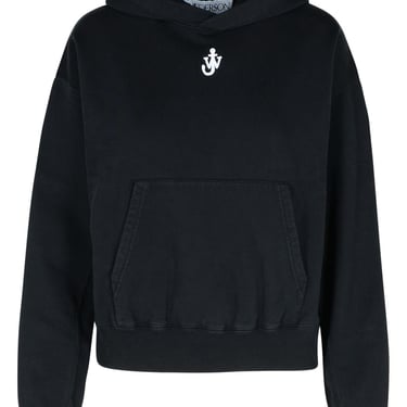 Jw Anderson Black Cotton Sweatshirt Women