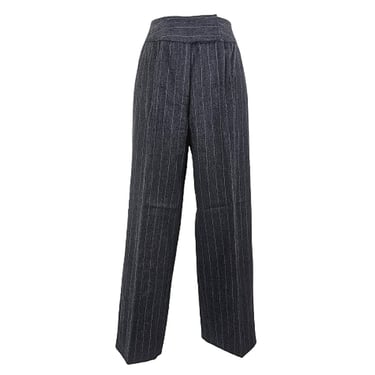 vintage 00's pinstripe trousers (Size: 8)