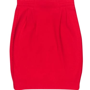 Stella McCartney - Red Knit Sheath Skirt Sz 6