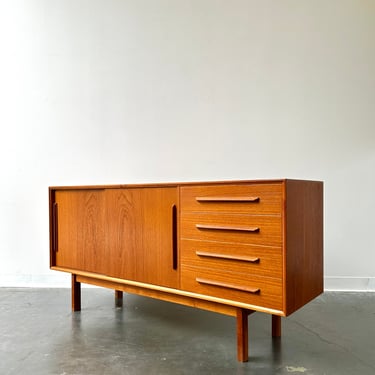 Danish teak mid century modern credenza sideboard 