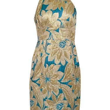 trina turk gold dress Trina Turk Womens Mimosa Yellow Sleeveless Tiered Midi Dress Belt Size XL  EUC