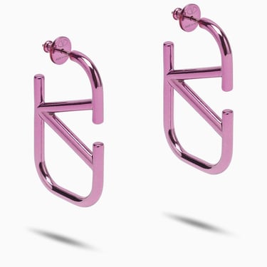 Valentino Garavani Pink PP Vlogo signature earrings