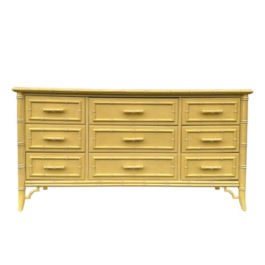 Vintage Faux Bamboo Dresser with 9 Drawers by Dixie | Elle Woodworthy -  Fort Myers, FL | ATTIC