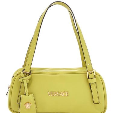 Versace Nappa Leather Bowling Bag Women