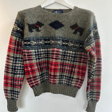 Ralph Lauren Vintage Wool Scottie Dog Sweater