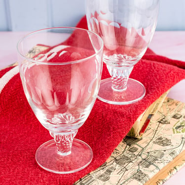 French Bistro Crystal Glass - Set of 2