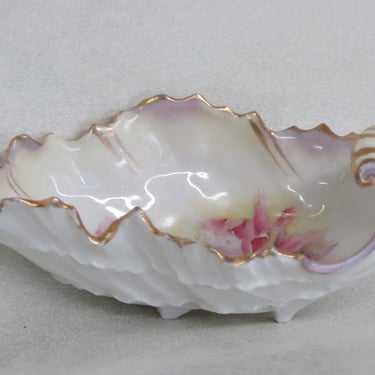 Germany Porcelain Floral Small Trinket Vanity Dish 3931B