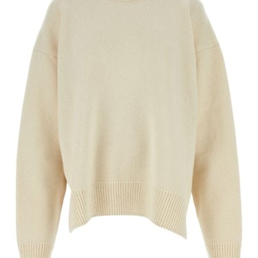 Jil Sander Woman Ivory Wool Blend Sweater