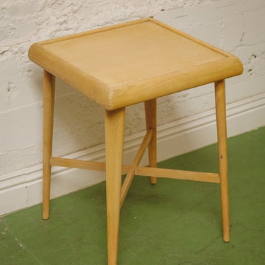 Blonde Tall End Table