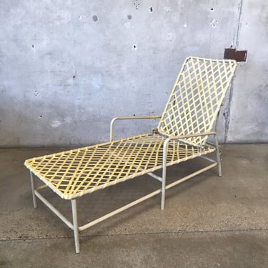 Vintage Yellow Brown Jordan Lounge Chair