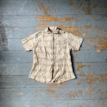 Vintage 1960s Karman Western Button Up Shirt 