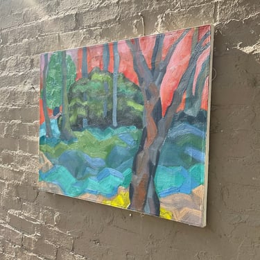 Nature Abstract, Oil on Canvas