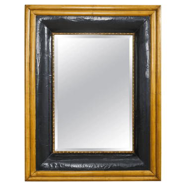 Portuguese Mirror with Faux Bamboo Trim
