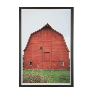 Red Barn I Framed Wall Art