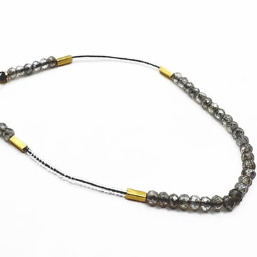 Debbie Fisher | Mystic Labradorite with Gold Bracelet