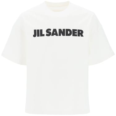 Jil Sander Logo Print Boxy T-Shirt Men