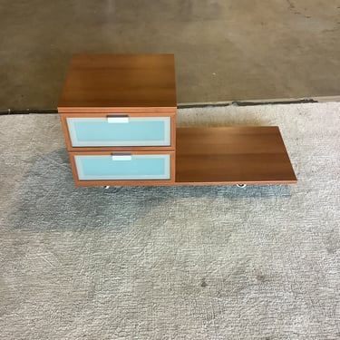 Rolling 2 Drawer Cabinet