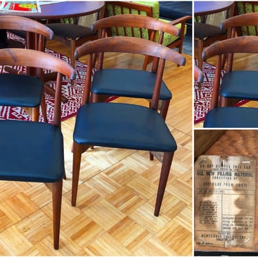Restored Lawrence Peabody Dining Chairs 