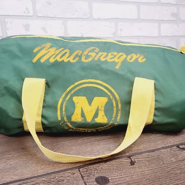 Green and Yellow MacGregor Spa Gym Sports Bag Carry On Travel Bag 
