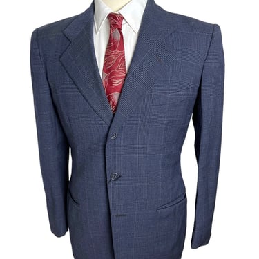Vintage 1940s BOND CLOTHES Wool Sport Coat ~ size 36 to 38 S ~ suit jacket / blazer ~ Union Made ~ 