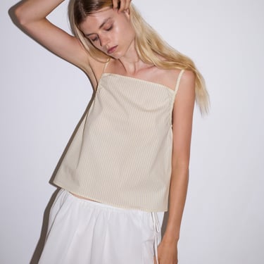 Gathered Strap Top - Deiji Studios