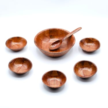 Vintage Nut Bowl Set with Spoon 