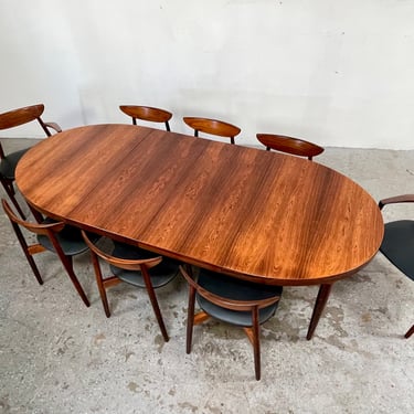 Mid Century Danish Modern Harry Ostergaard for Moreddi Rosewood Dining table 