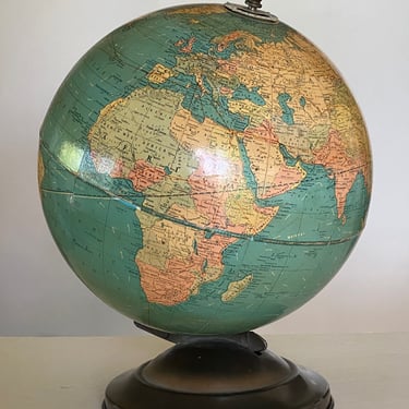 Vintage Replogle 10" World Globe 1930s 