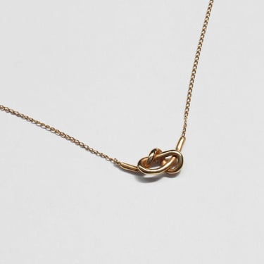 Tiro Tiro Knot Necklace - 14k Gold on Garmentory