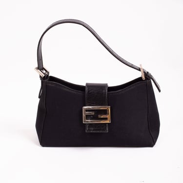 Vintage Fendi Black Neoprene Shoulder Bag – Treasures of NYC