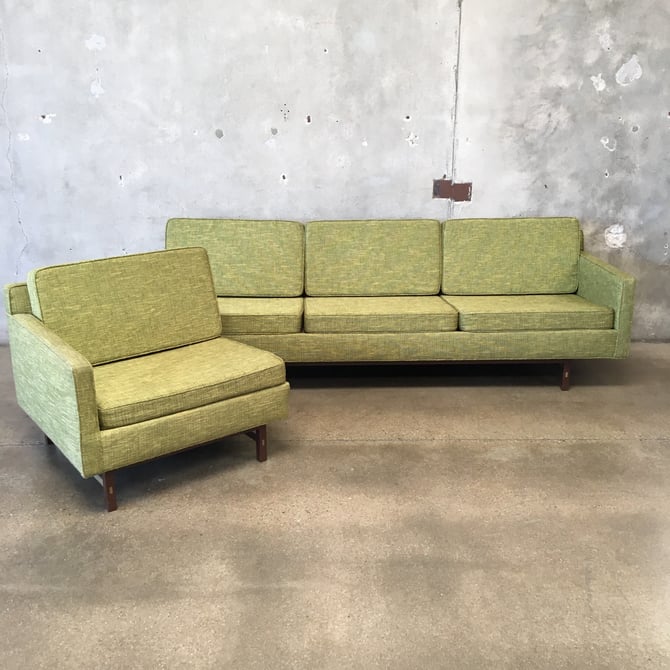 Mid Century Modern Style Sofa And Chair