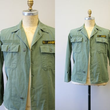 Vietnam Era Men's Army Shirt Jacket 